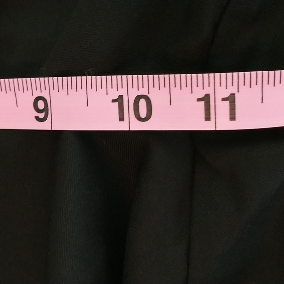 NWT IZod  Black flat front husky fit straight leg dress slacks sz 20 - Picture 11 of 13